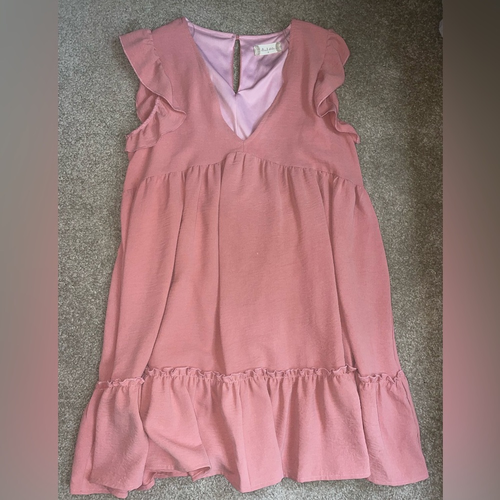 Altard State Pink Tiered Dress